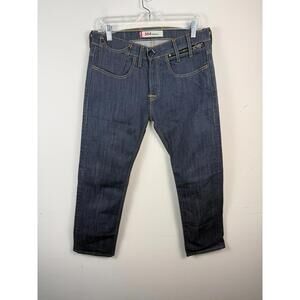 (VERY RARE!!) Levi's 504 Straight‎ Red Label Selvedge Zipper Pocket Jeans 31x28
